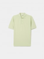 Regular fit piqu polo shirt