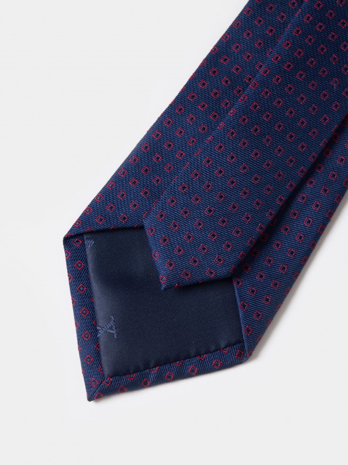 Corbata de seda y algodn