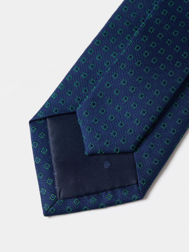 Corbata de seda y algodón Corbata de seda y algodón