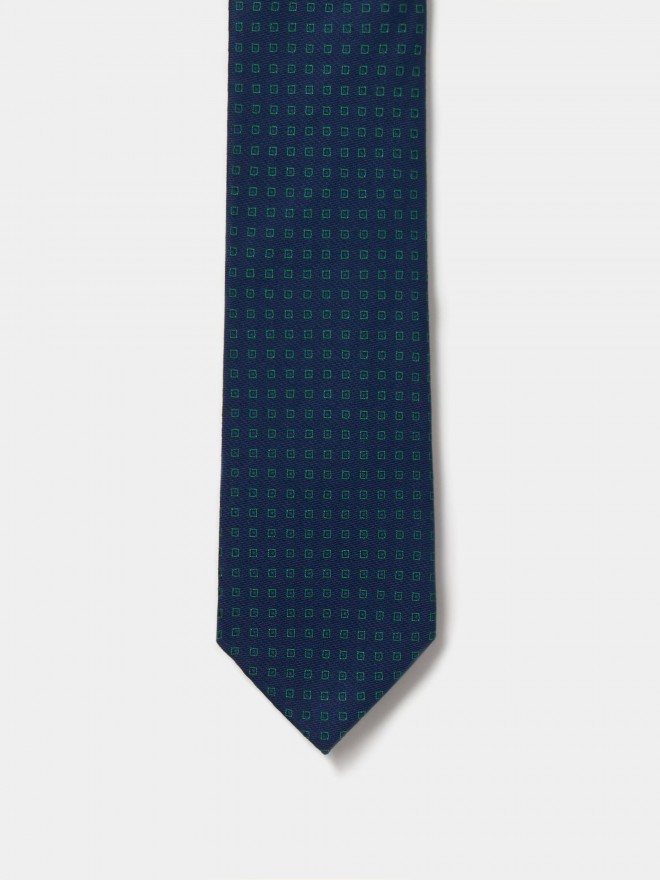 Corbata de seda y algodón Corbata de seda y algodón