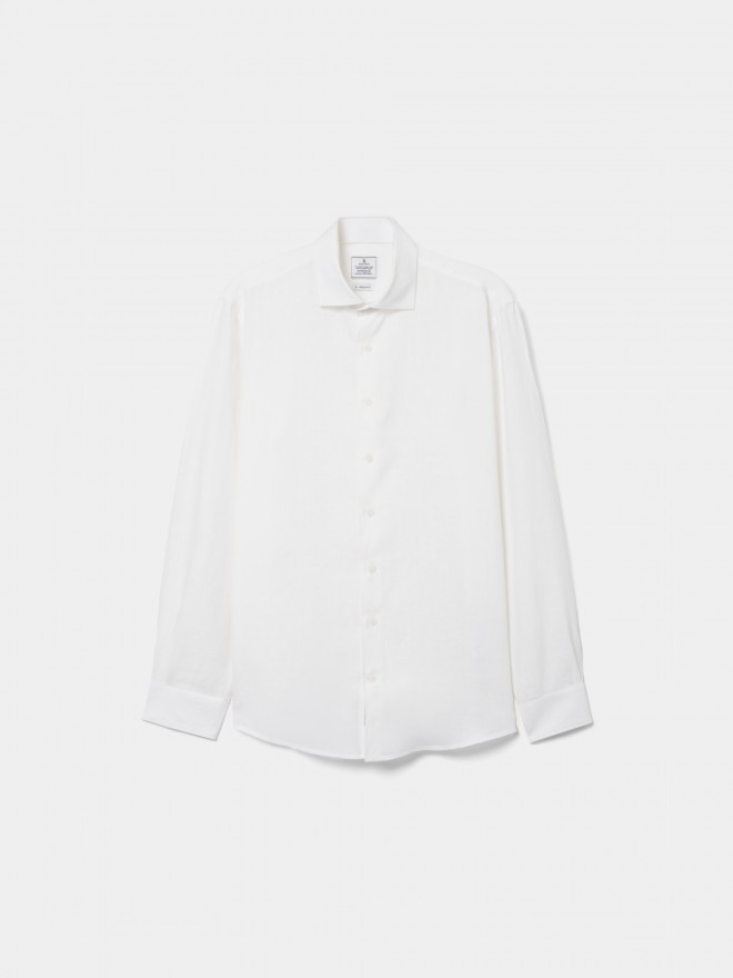 Regular fit linen shirt Regular fit linen shirt