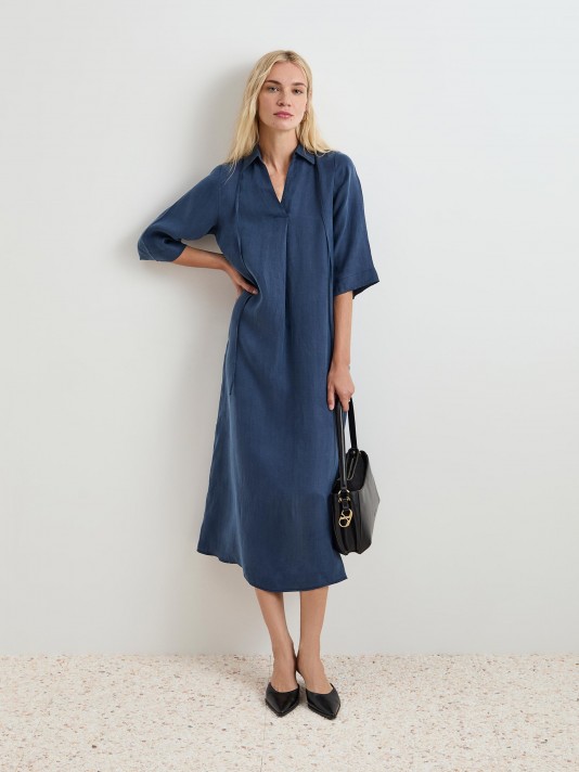 Vestido fluido em liocel