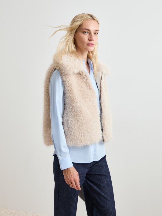 Fur vest
