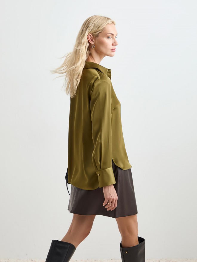 Satin fluid shirt Satin fluid shirt