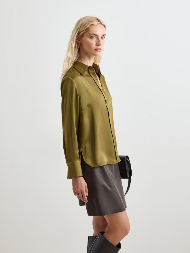 Satin fluid shirt Satin fluid shirt