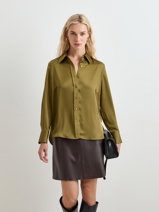 Satin fluid shirt Satin fluid shirt