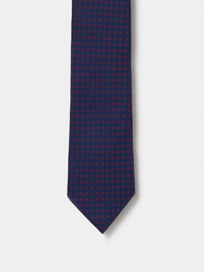 Corbata de seda y algodn