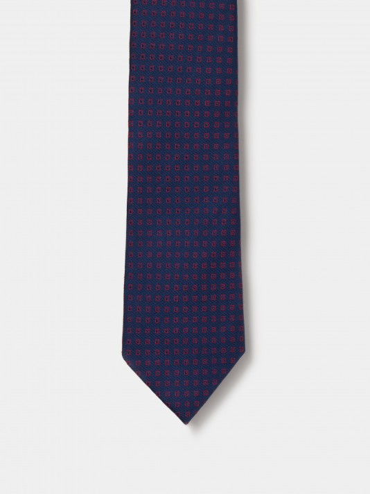 Corbata de seda y algodn