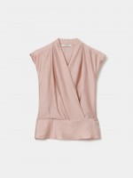 Crossover neckline top