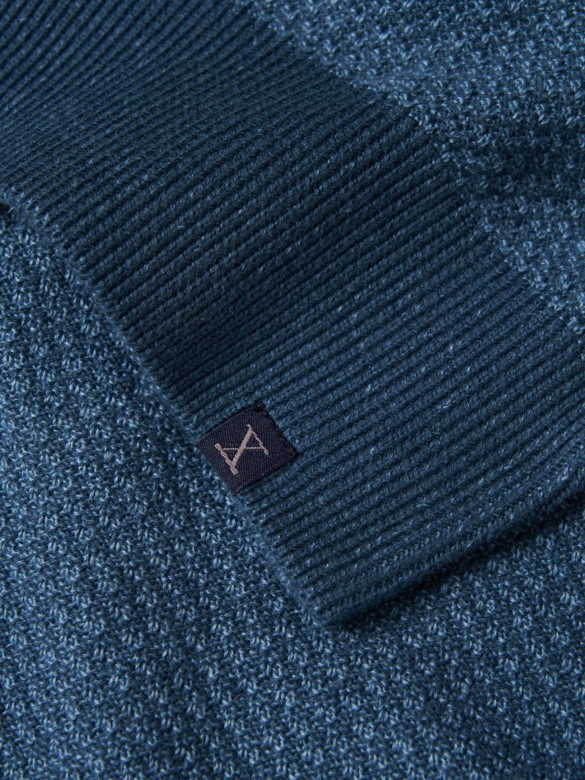 Pullover de algodão com textura Pullover de algodão com textura