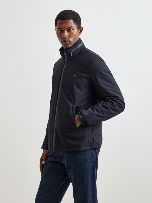 Water repellent technical jacket