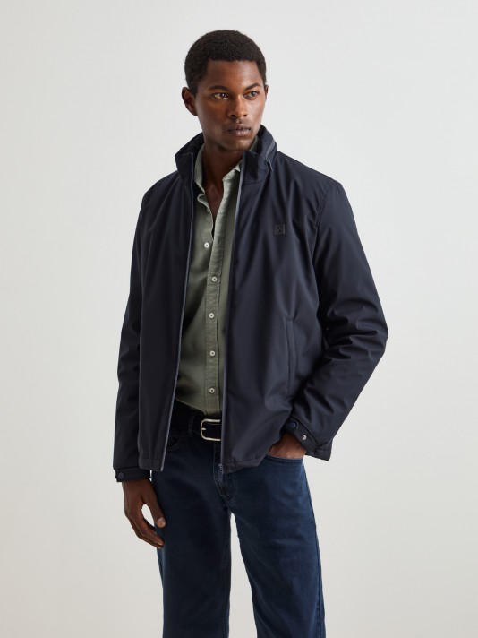 Water repellent technical jacket