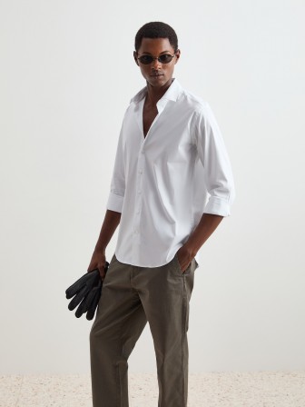 Slim fit plain shirt Slim fit plain shirt