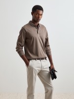 Long sleeve polo shirt