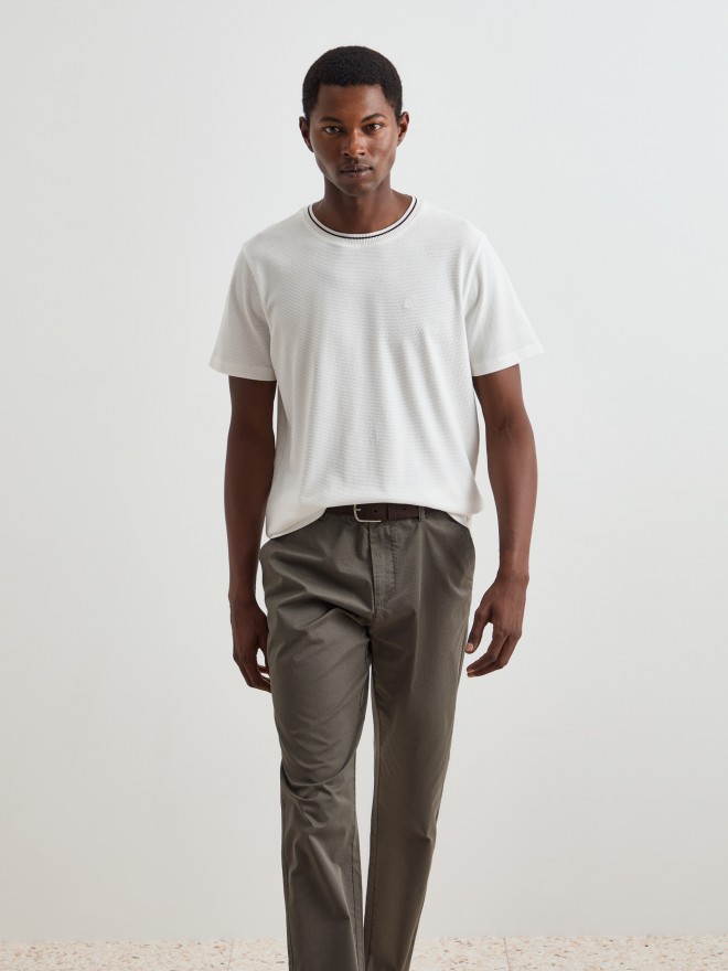 Textured mesh t-shirt Textured mesh t-shirt