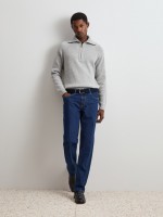 Regular fit denim pants