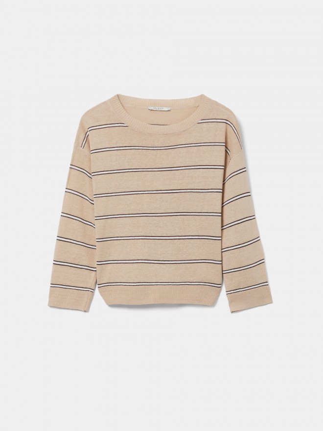 Striped knit jumper Striped knit jumper