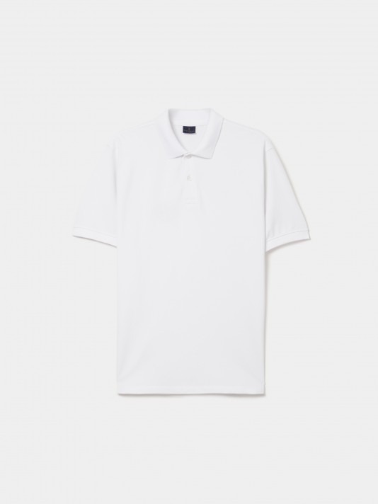 Regular fit pique polo shirt