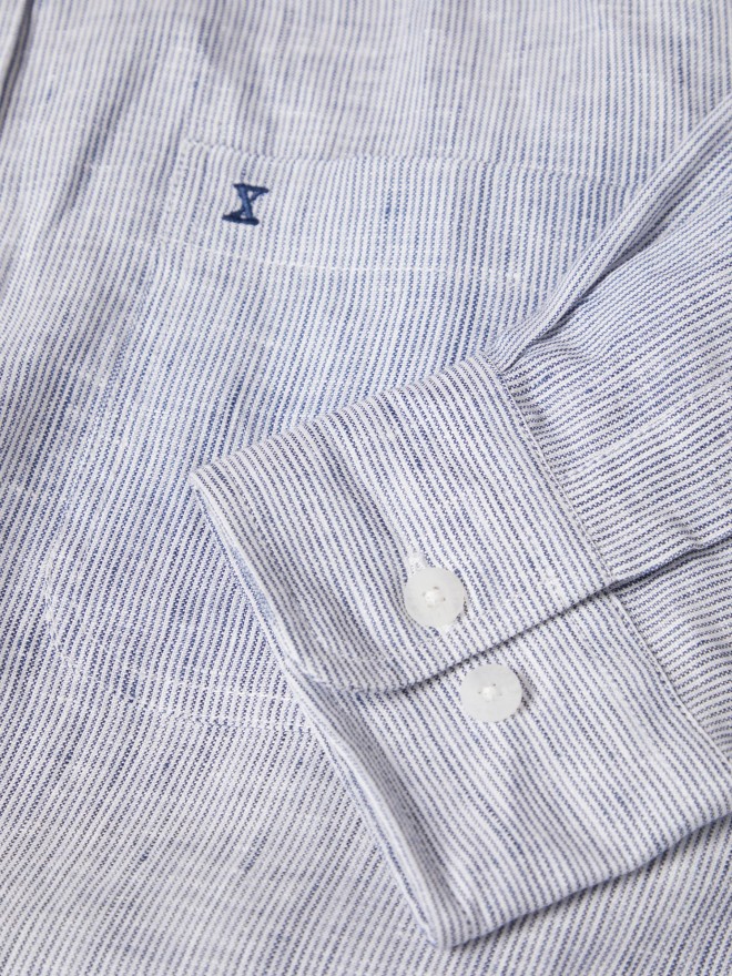 Regular fit linen shirt