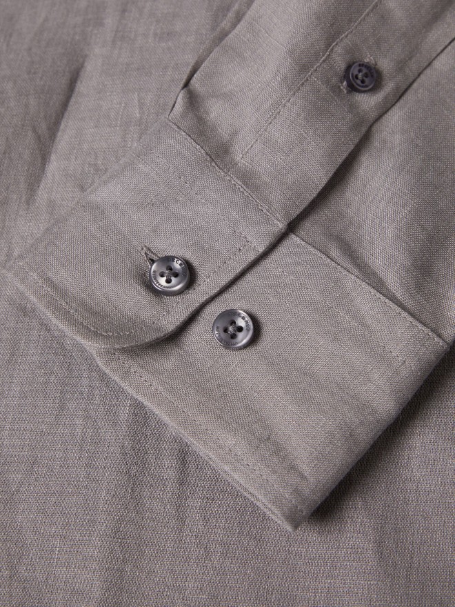 Regular fit linen shirt Regular fit linen shirt