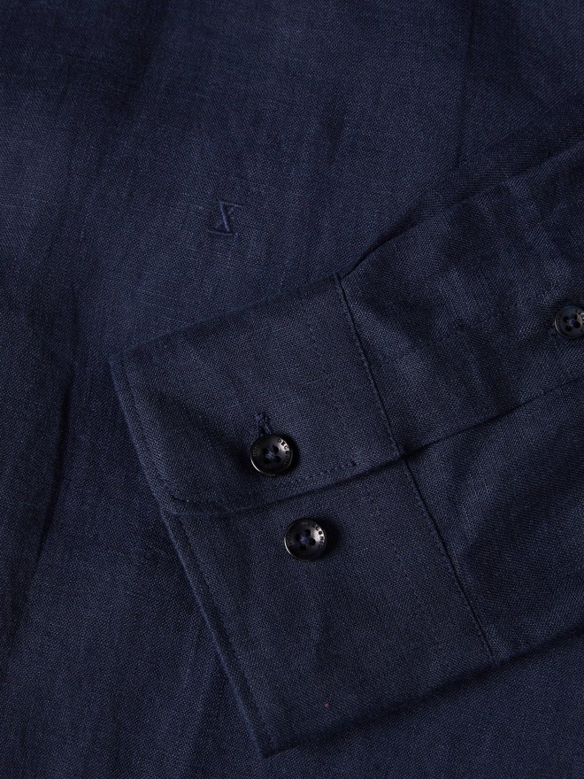 Regular fit linen shirt