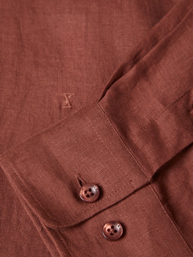 Regular fit linen shirt Regular fit linen shirt