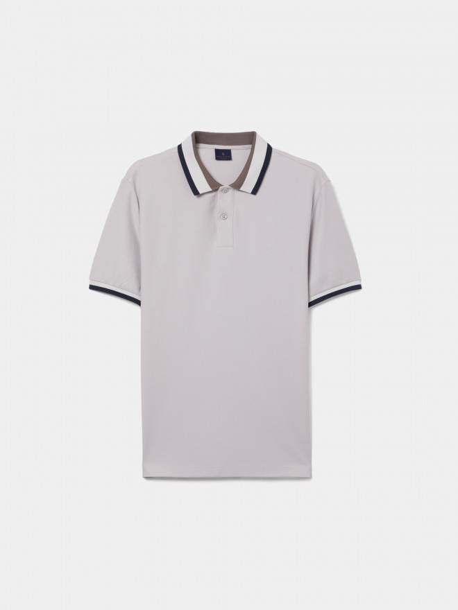 Short-sleeved polo shirt