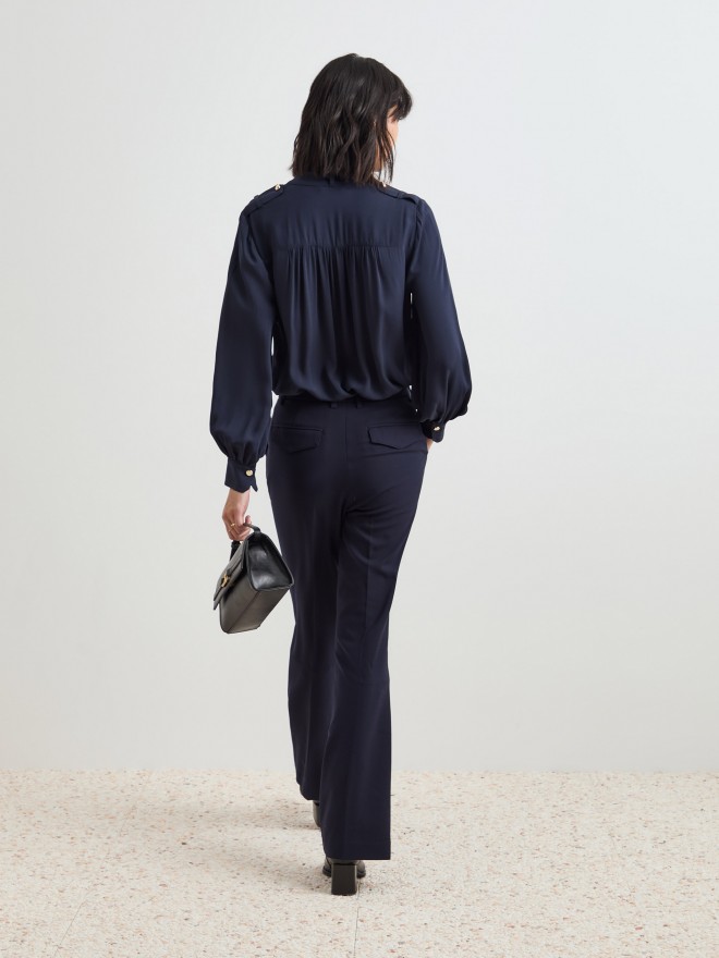Calças chino bootcut Calças chino bootcut