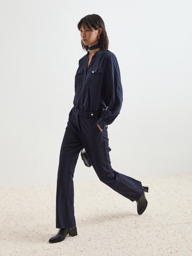 Calças chino bootcut Calças chino bootcut
