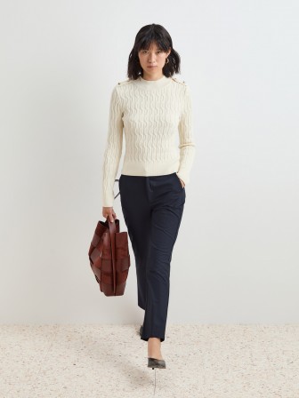 Braided knit sweater Braided knit sweater