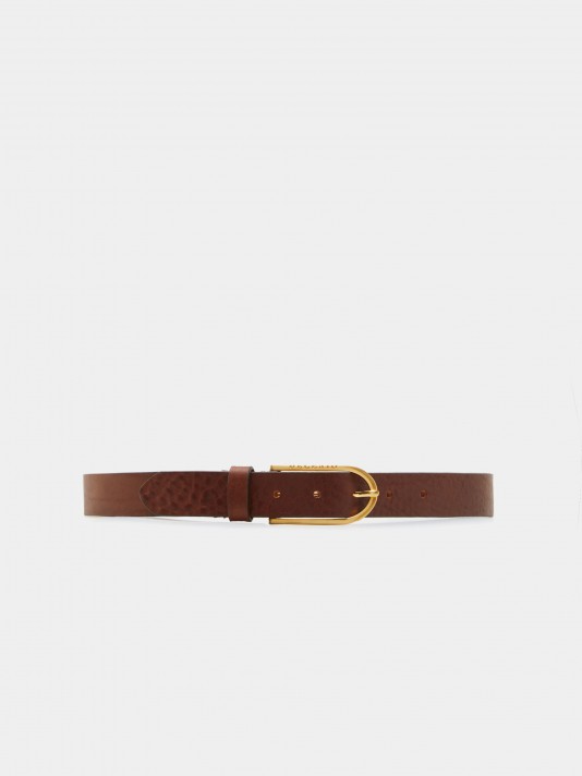 Leather belt