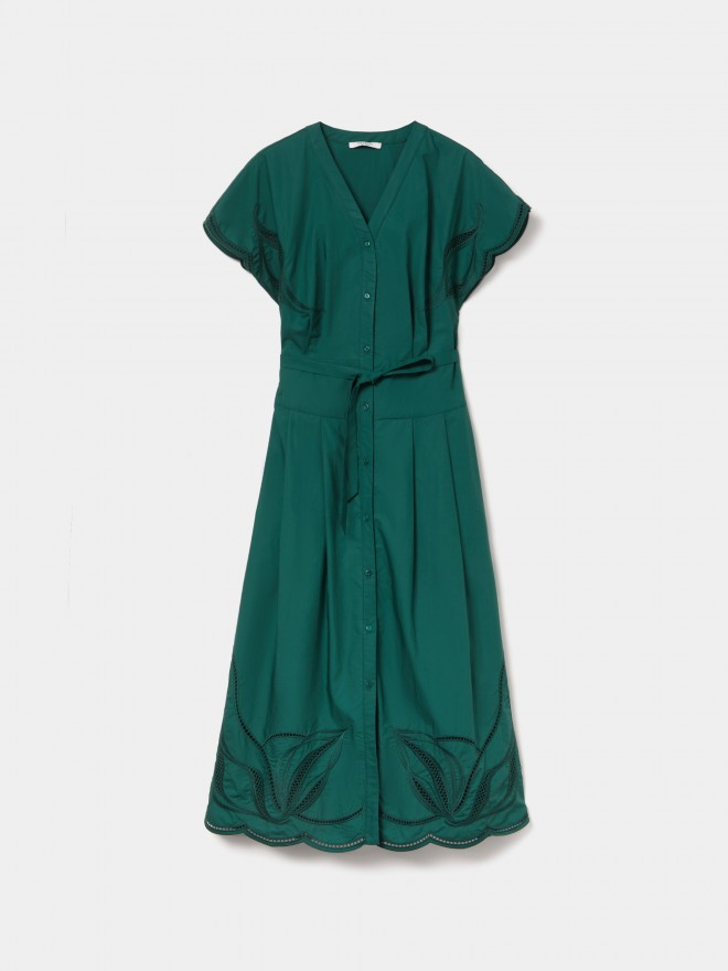 Dress with English embroidery Dress with English embroidery