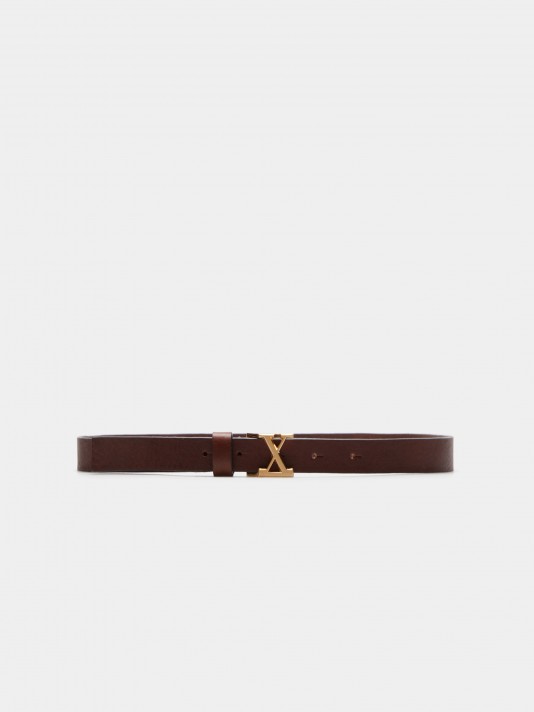 Leather belt