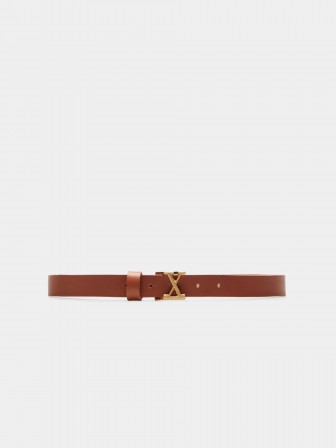 Leather belt