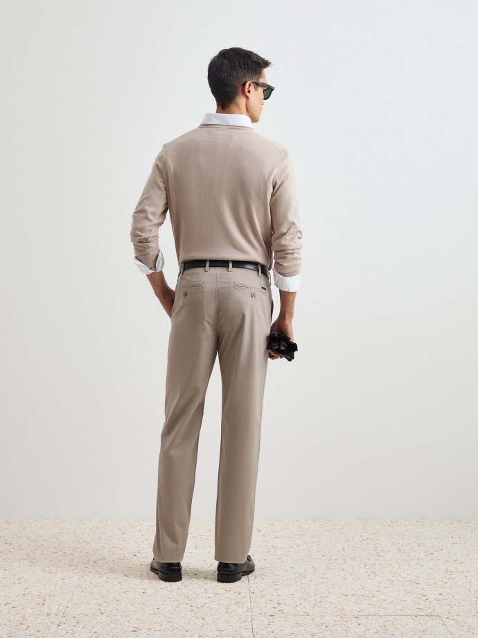 Regular fit chino pants