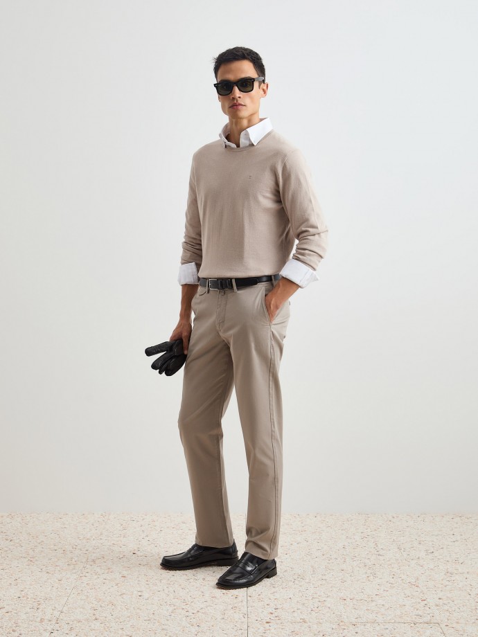 Regular fit chino pants