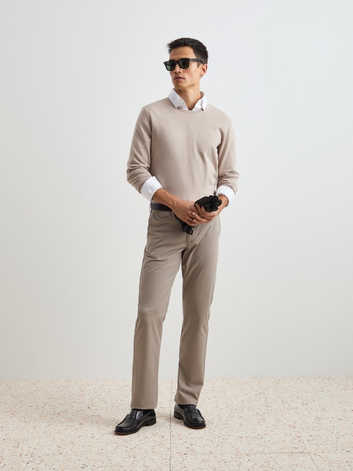 Regular fit chino pants