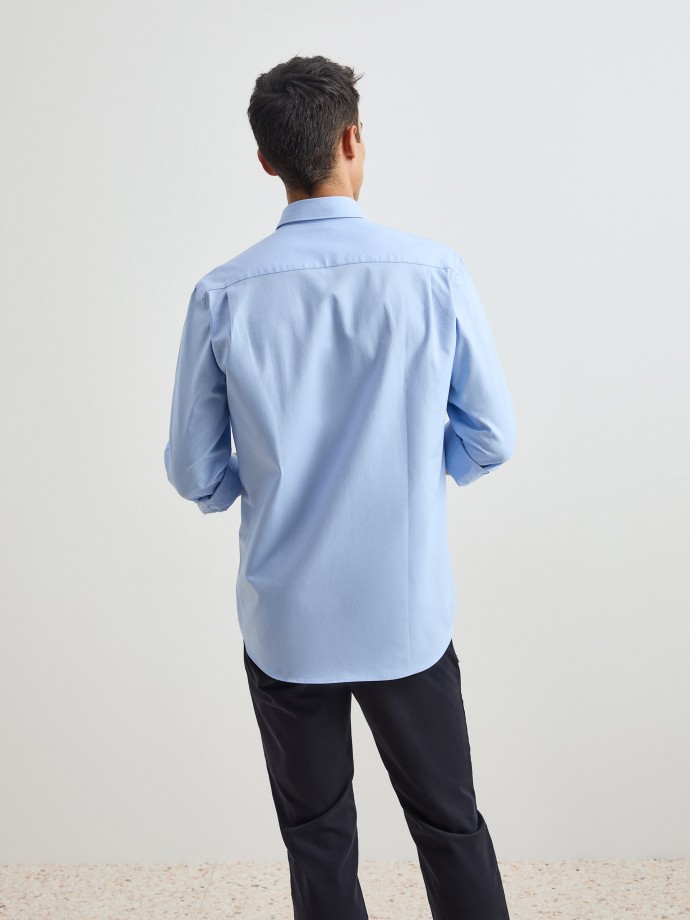 Regular fit cotton shirt