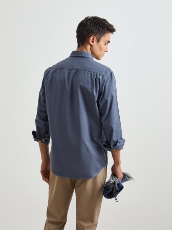 Camisa regular fit de algodón Camisa regular fit de algodón