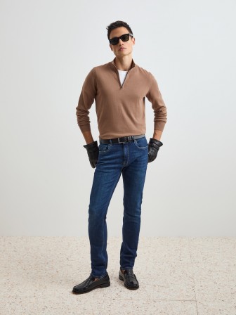 Calças denim slim fit Calças denim slim fit