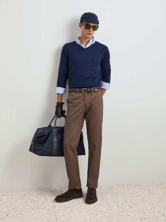Regular fit chino pants