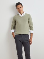 Pullover algodão e caxemira Pullover algodão e caxemira