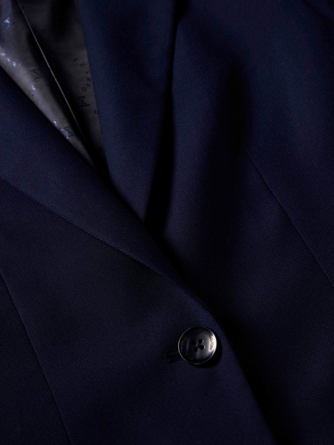 Navy blue regular fit blazer Navy blue regular fit blazer