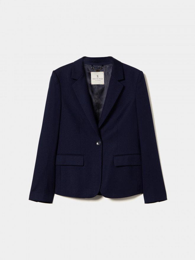 Navy blue regular fit blazer Navy blue regular fit blazer