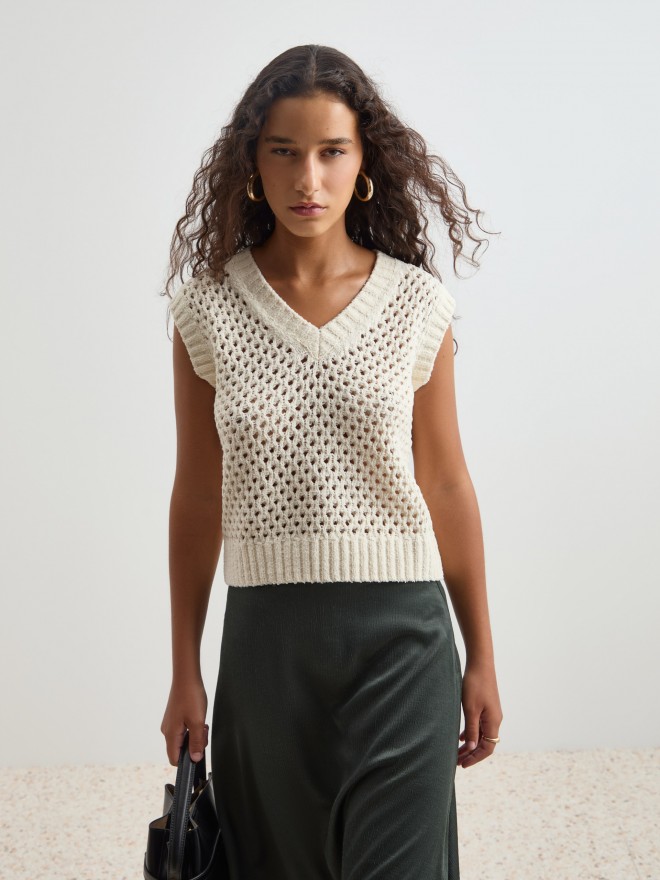 Knitted vest Knitted vest