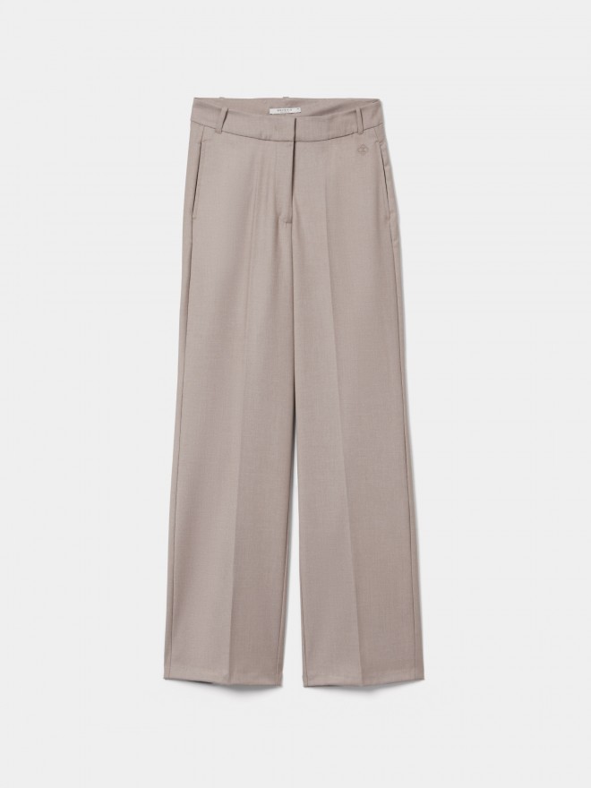 Classic creased trousers