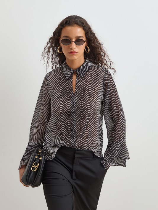 Printed blouse