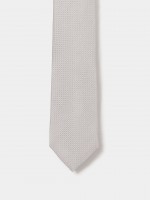 Silk and cotton tie