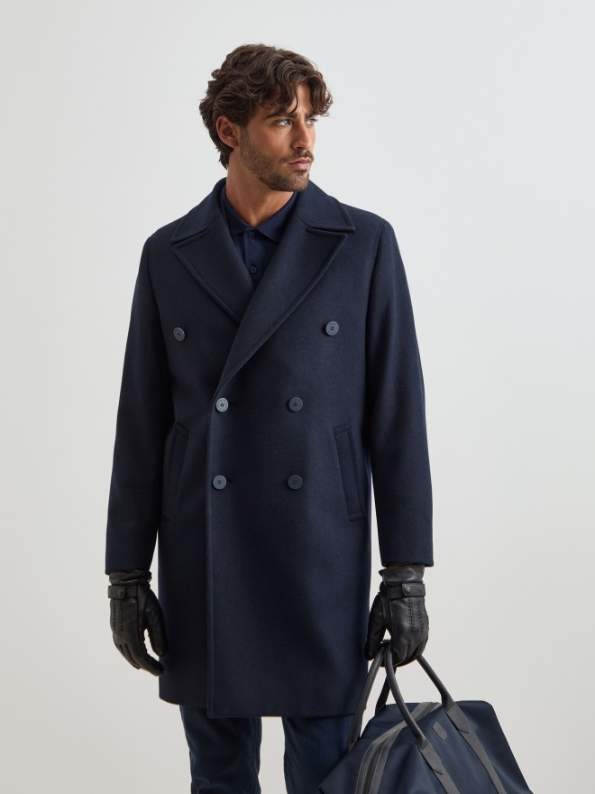 Long double-breasted coat Long double-breasted coat