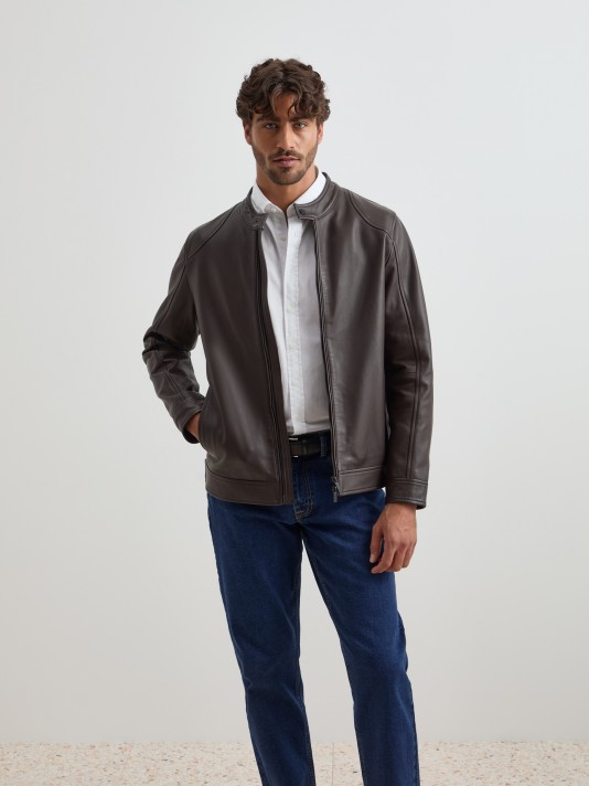 Leather Biker Jacket